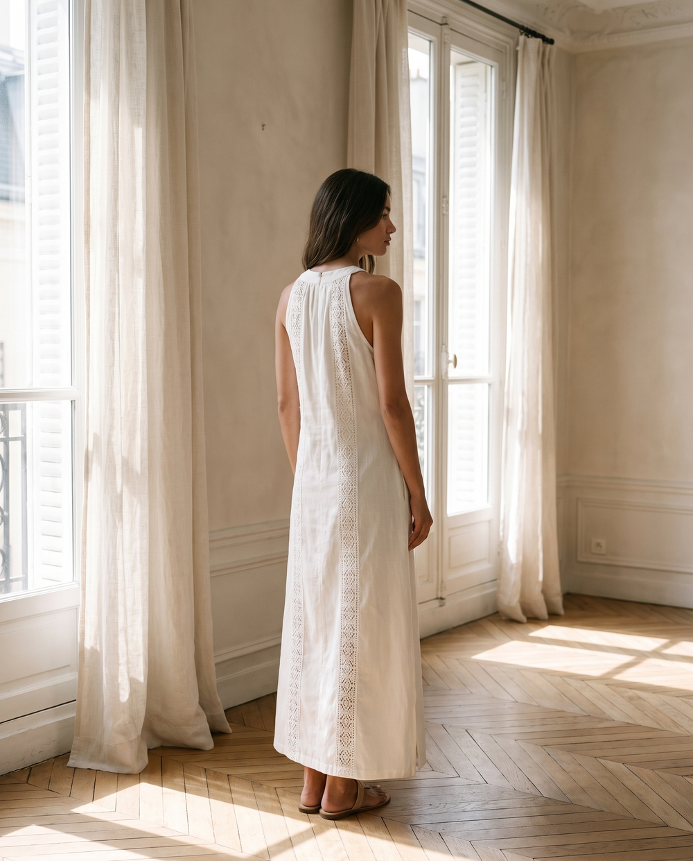 Dentelle Robe Longue en Dentelle