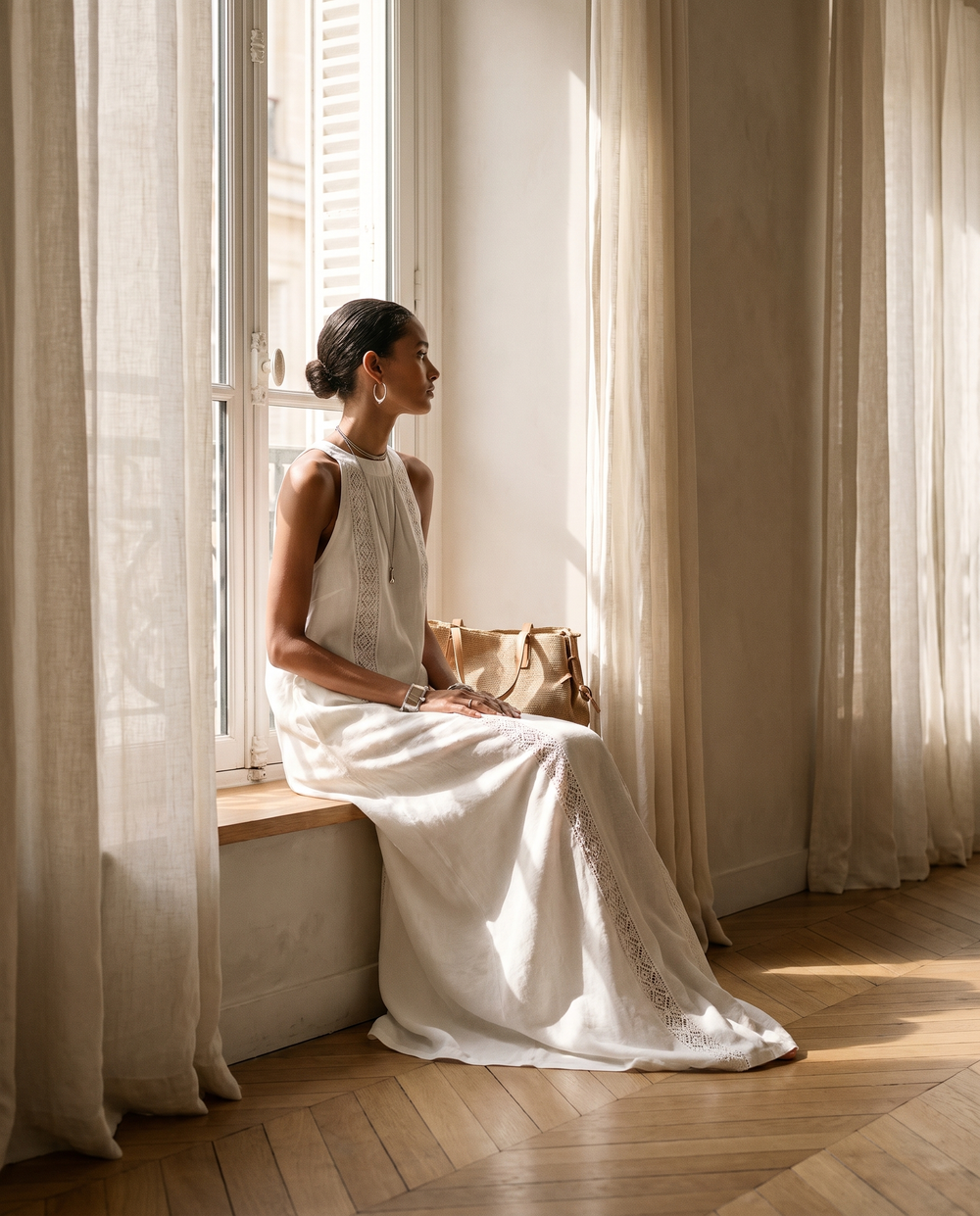Dentelle Robe Longue en Dentelle