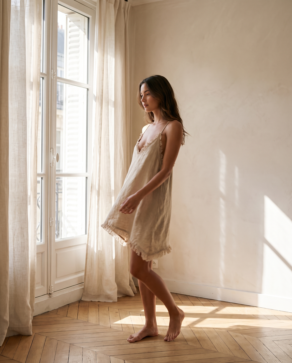Riviera Robe de Plage à Volants