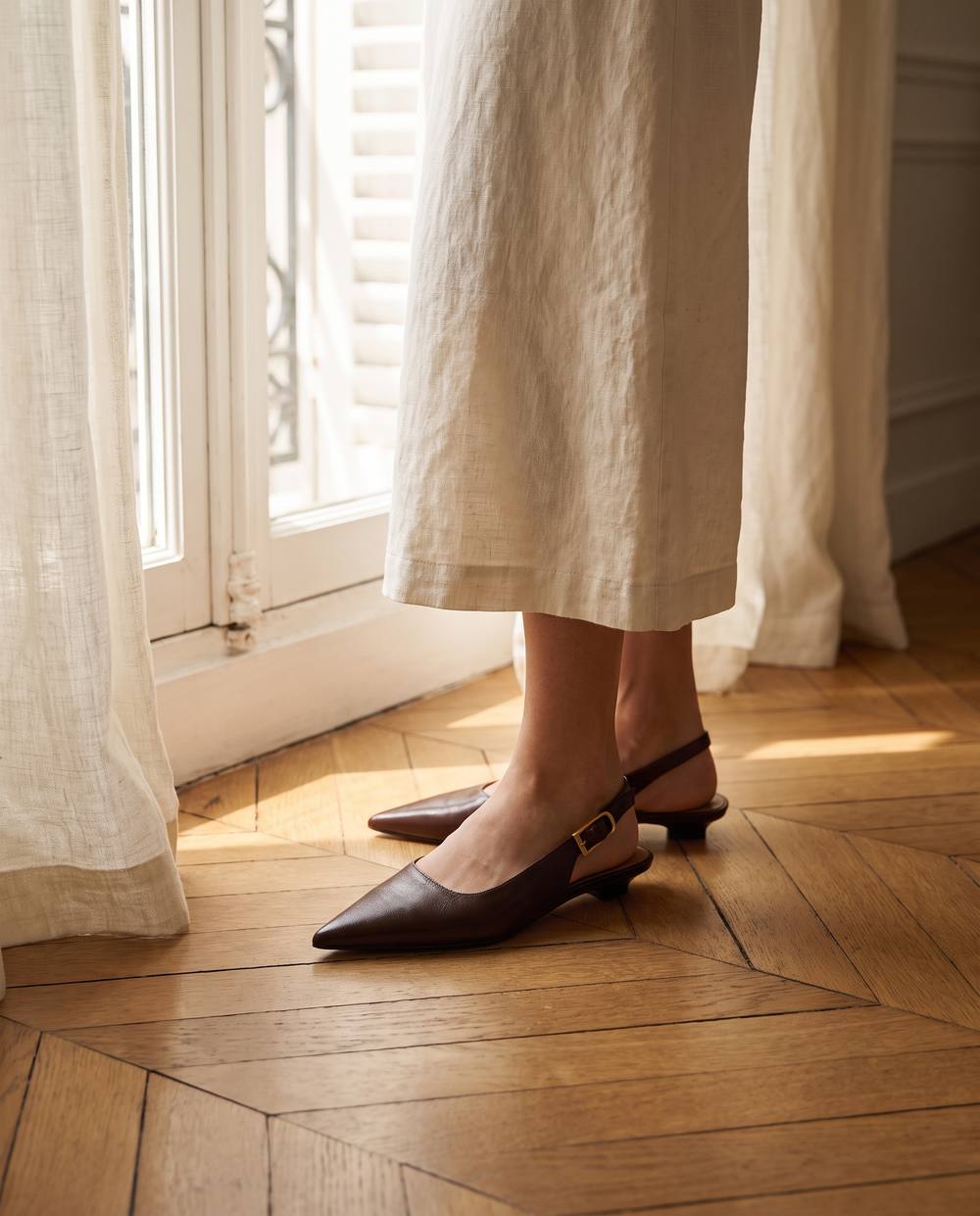 Pointe Mules Slingback