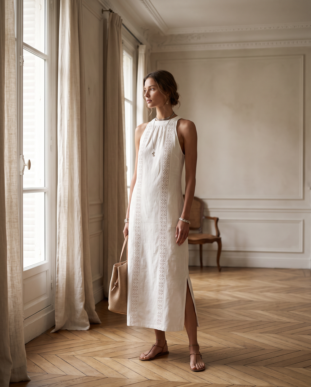 Dentelle Lace Maxi Dress