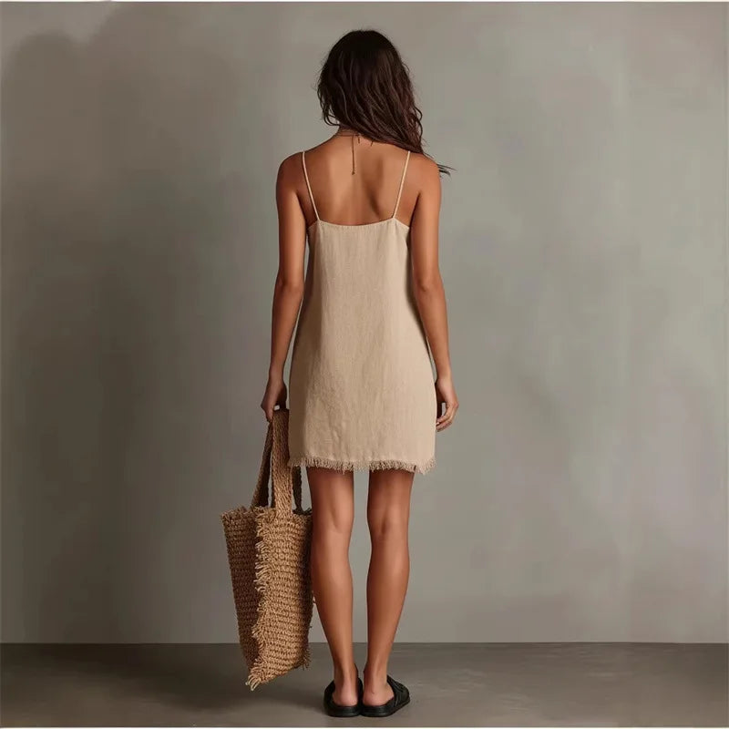 ÉPORE Riviera Ruffled Cover-Up Dress